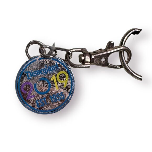 Disney Parks 2019 Mickey Mouse Friends Gray/Blue Reversible Pin Lanyard w/ Pins! - Picture 5 of 9